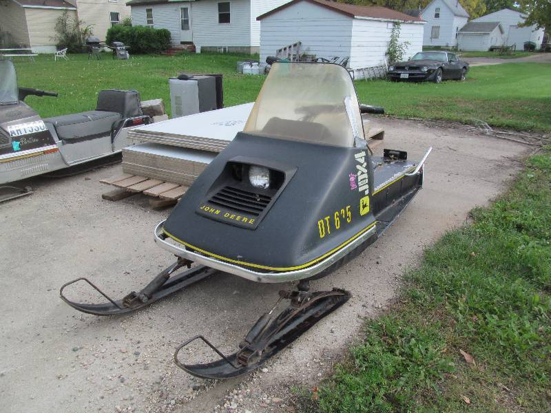 vintage snowmobile