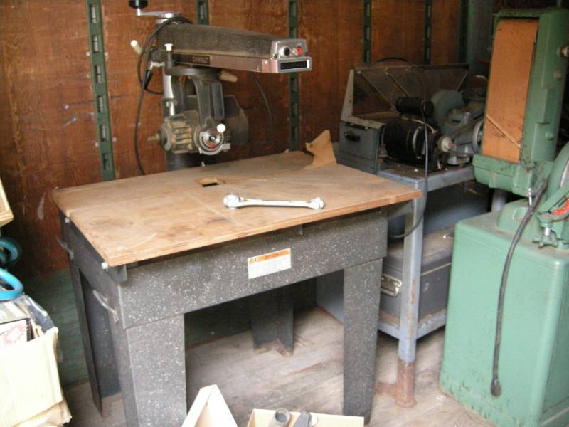 lot 10 image: DewaltBlack & Decker Radial Arm Saw