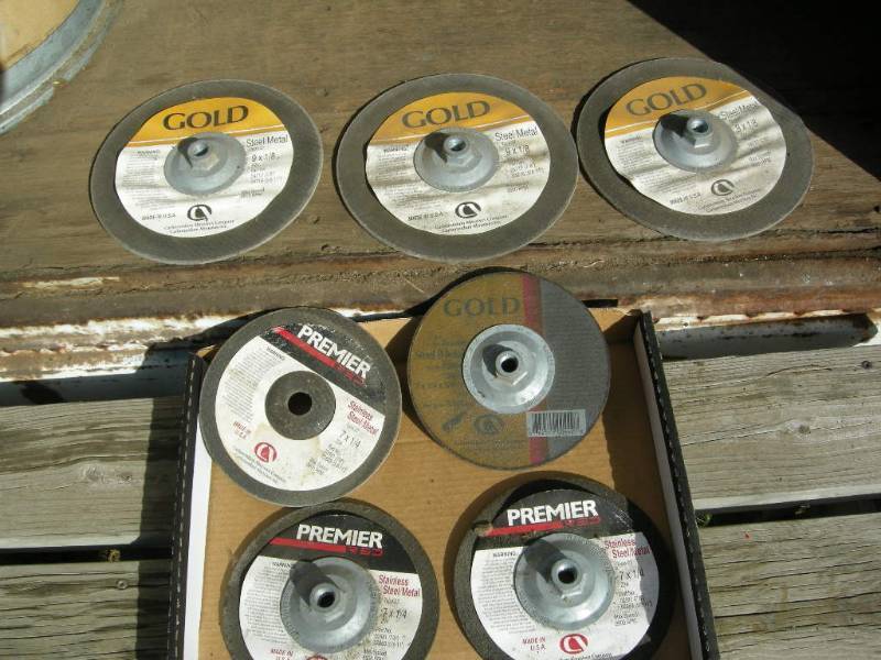lot 81 image: SteelMetal Abrasive Wheels