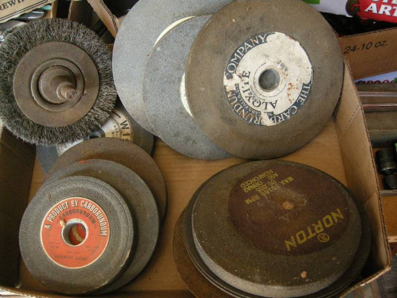 lot 85 image: Grinding Wheel Stones