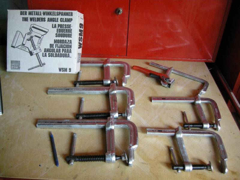 lot 105 image: Bessey Welding Clamps