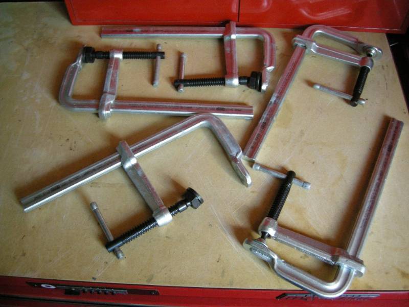 lot 106 image: Bessey Welding Clamps