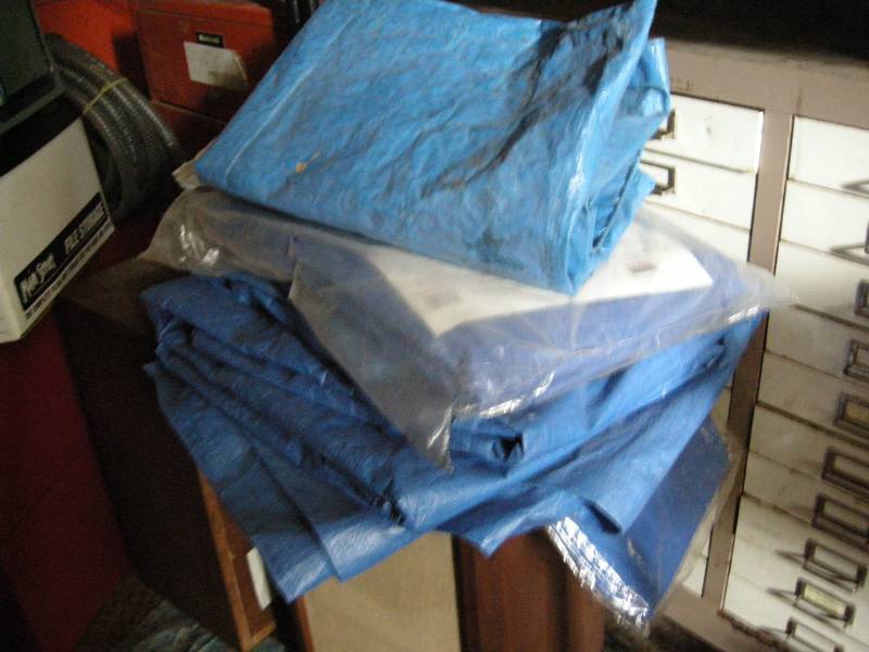 lot 120 image: Group of Tarps
