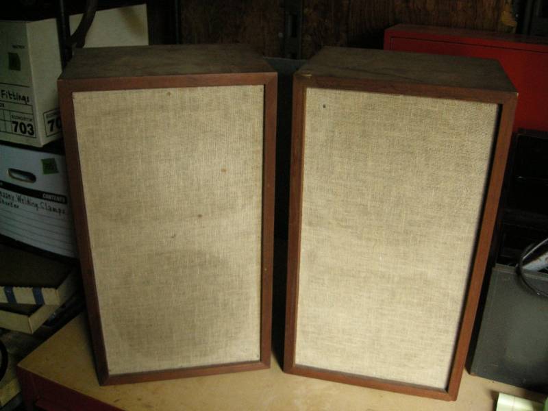 lot 125 image: Pair Vintage Acoustic Research Speakers
