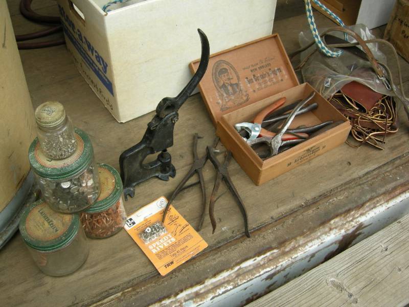 lot 126 image: Leather-working Punches, Rivets, Etc.