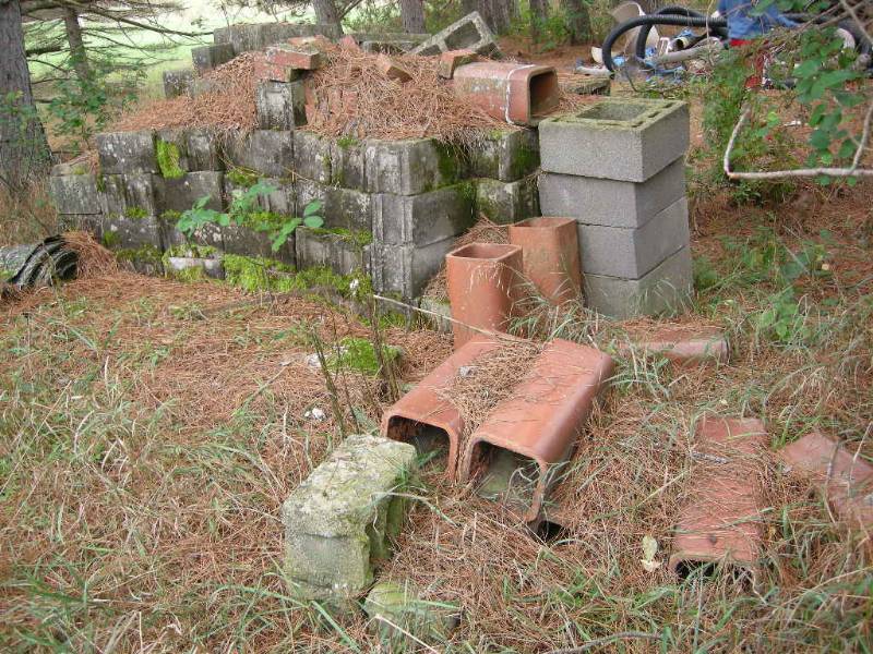 lot 165 image: Cinder Block and Chimney Brick