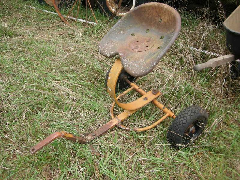 lot 172 image: Vintage Rolling Seat Attachment