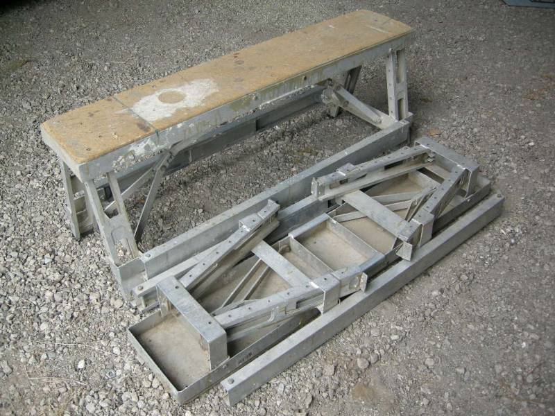 lot 199 image: Aluminum Folding Trestles