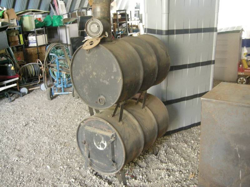 lot 229 image: 2 Barrel Woodstove