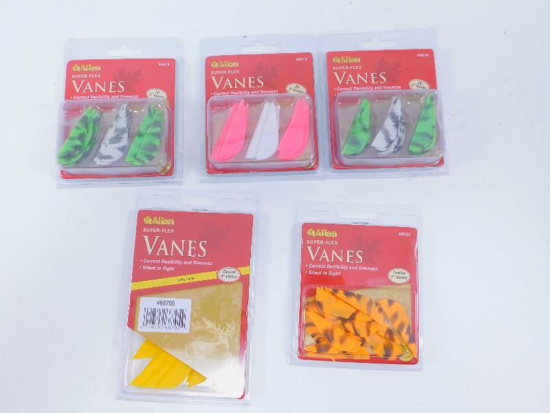 5 Packs of Assorted Allen Vanes