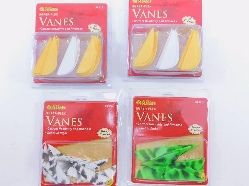 4 Packs of Allen Super-Flex Vanes