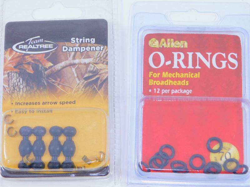 Allen Company Replacement O-rings For Mechanical Broadheads and Team Realtree String Dampener