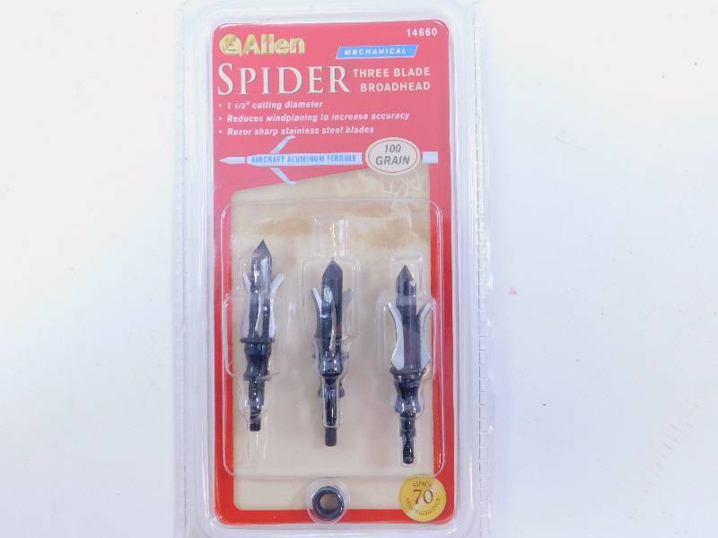 Allen Spider Mechanical 3 Blade Broadhead