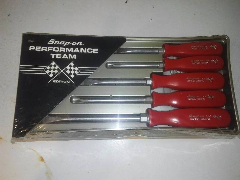 lot 5 image: Snap-on Performance Team Edition Screwdrivers $125 value