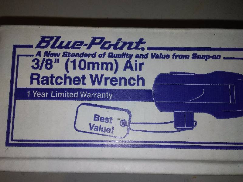 lot 35 image: 38 Air Ratchet Wrench, Blue Point AT713