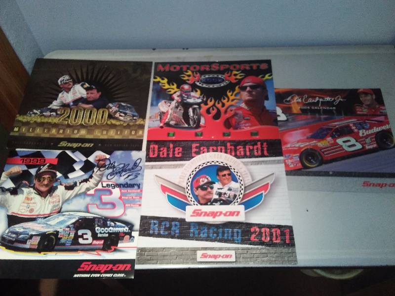 lot 76 image: Dale Earnhardt Snap-on Racing Calendars