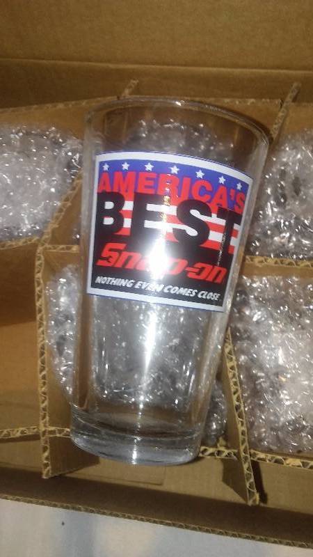 lot 147 image: Snap-on Beer Glasses (2)Pen Holder, Desk organizer.