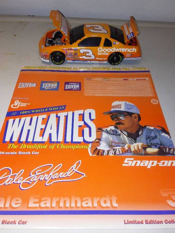 lot 115 image: Dale Earnhardt, Wheaties #3, Orange NASCAR Bank