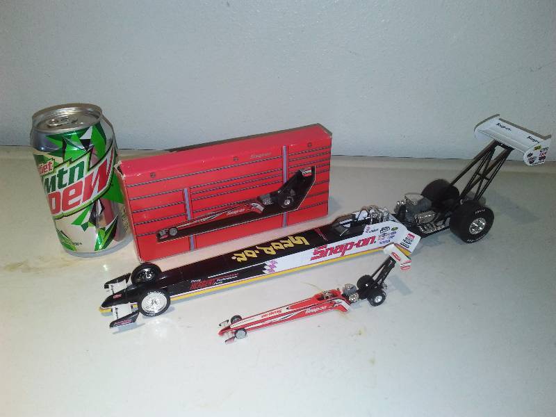 lot 127 image: Snap-on NHRA, Dough Herbert, 3 total, one in box 2 hands on