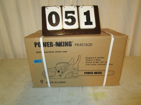 lot 51 image: Power King Chain Saw - Dual Size
