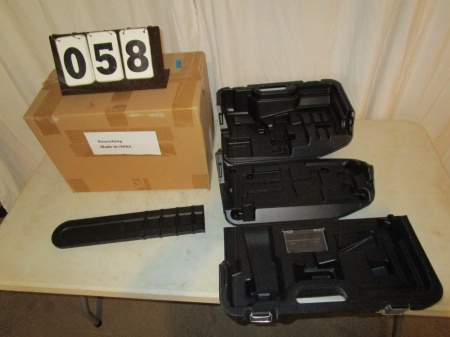 lot 58 image: Power King  Chain Saw Case