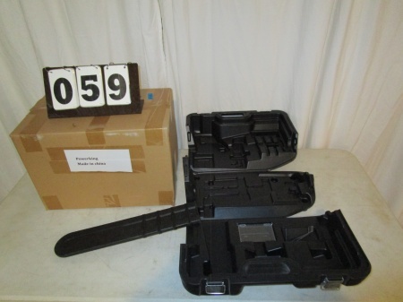 lot 59 image: Power King Chain Saw Case