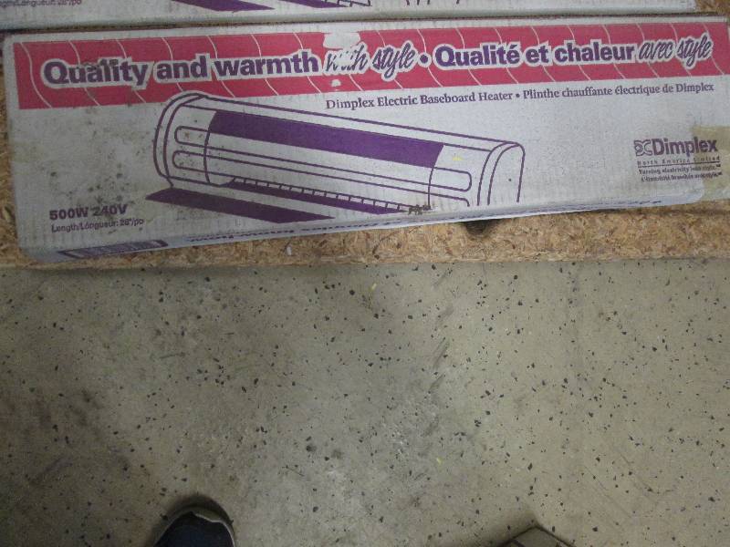 lot 24 image: White Dimplex 500 W 240 V Electric ...