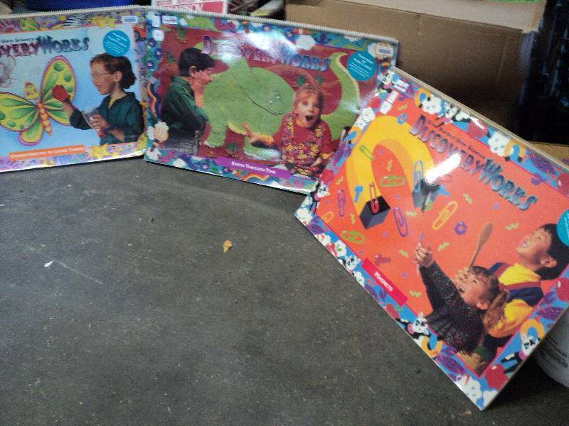 lot 328 image: large discovery works set of 3 book...