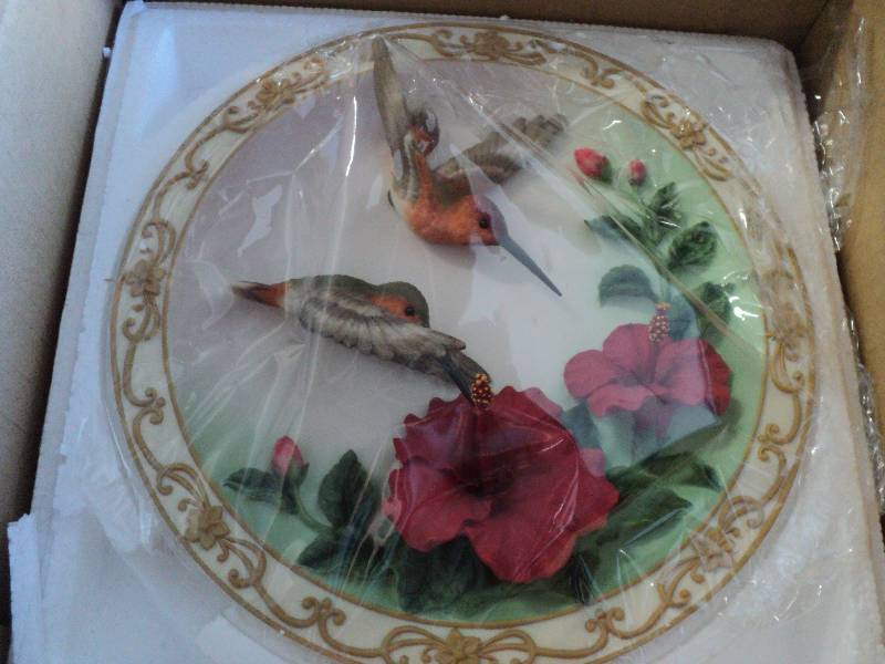 lot 333 image: Treasures of the sky porcelain plat...