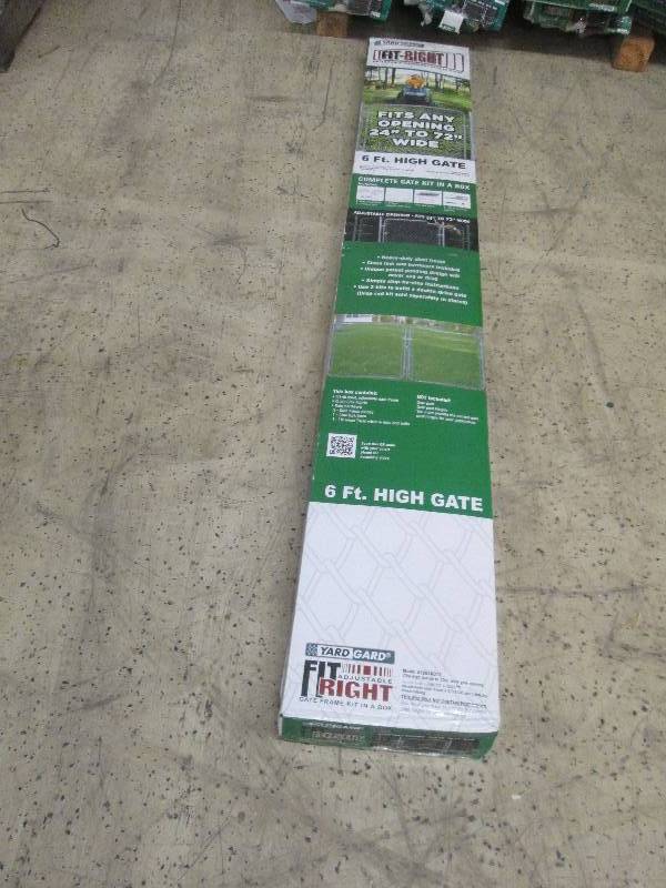 lot 41 image: YardGard 6 ft. x 6 ft. Galvanized M...
