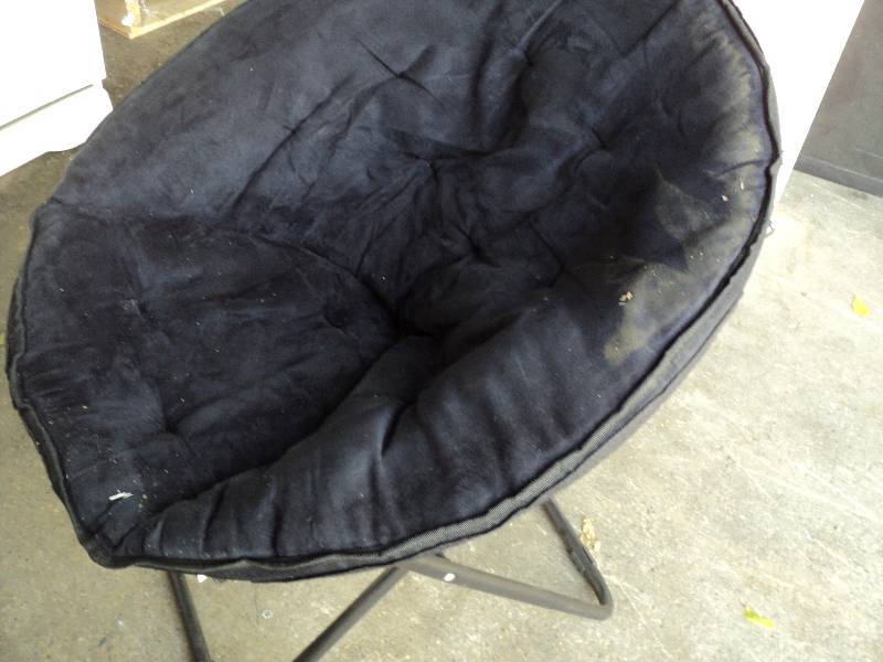 lot 356 image: Black chair...