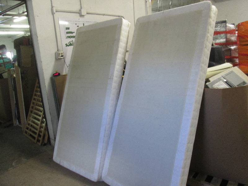 lot 57 image: King Two Piece Box Spring...