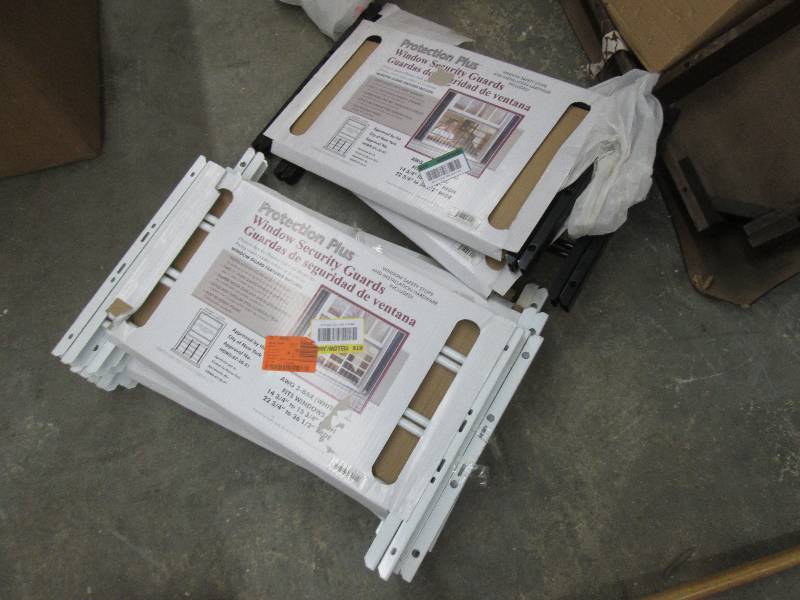lot 84 image: Lot of 8 Assorted Window Security G...