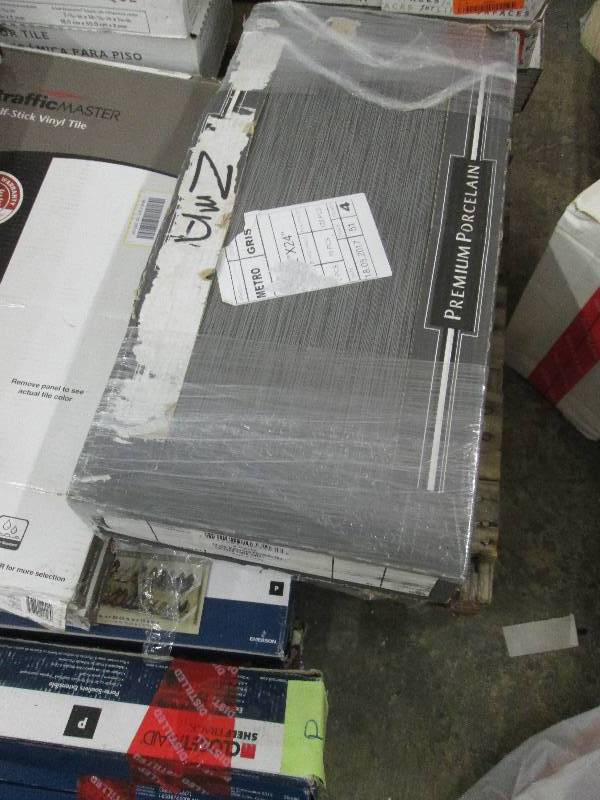 lot 150 image: 2 Cases Traffic Master Grey 12 in. ...