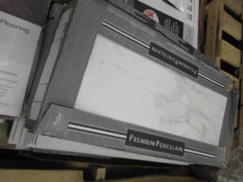 lot 163 image: 4 Cases of Premium Porcelain Tile 1...