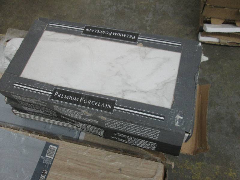 lot 165 image: 3 Cases of Premium Porcelain Tile 1...