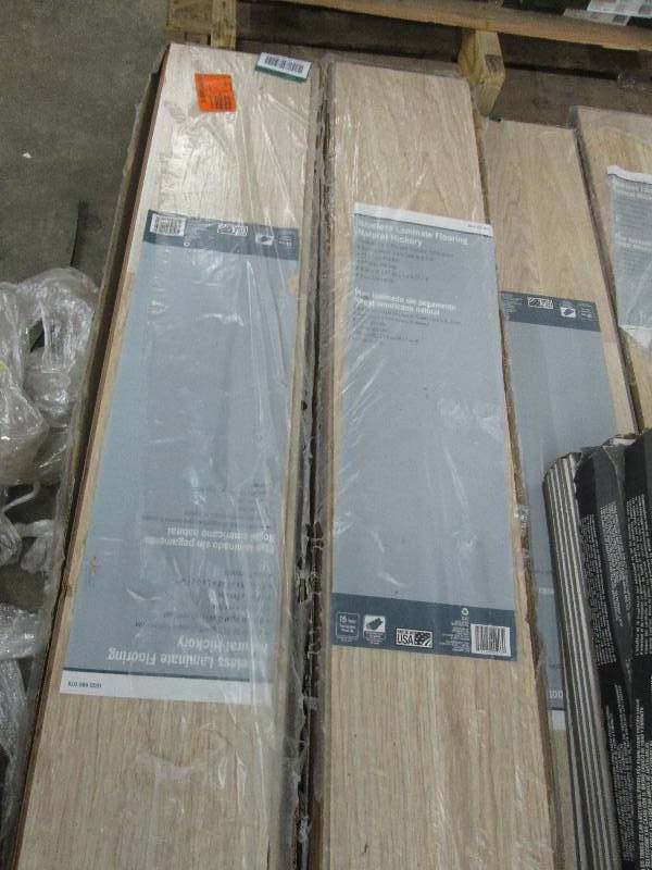 lot 166 image: 6 Cases Natural Hickory 7 mm Thick ...