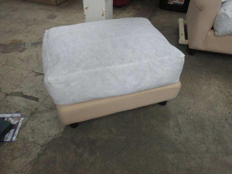 lot 180 image: Large Ottoman with Down Filled Cush...