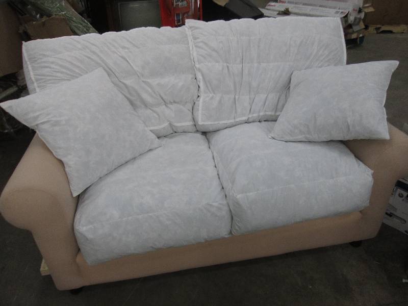 lot 181 image: Love Seat with Down Filled Cushions...