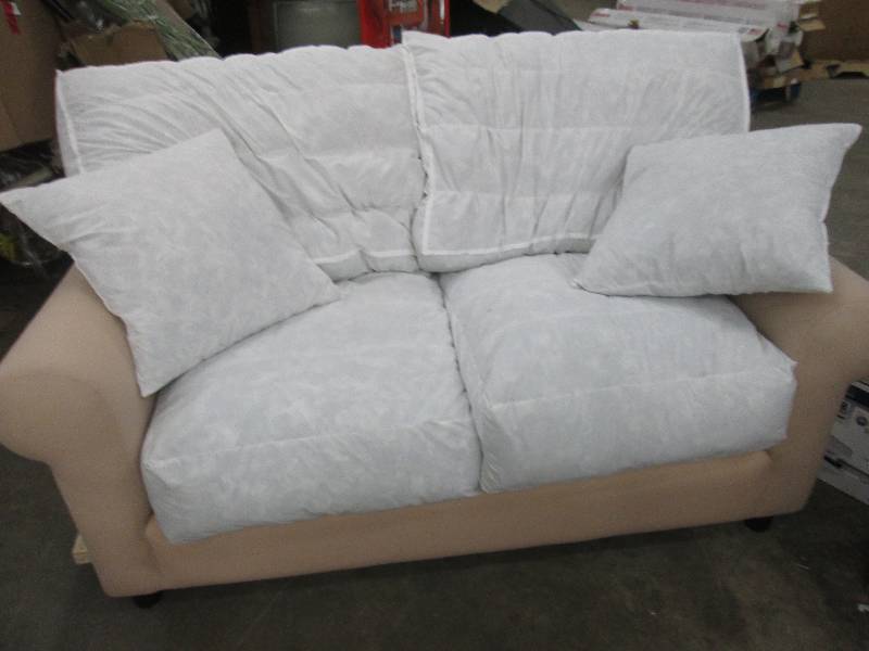 lot 182 image: Love Seat with Down Filled Cushions...