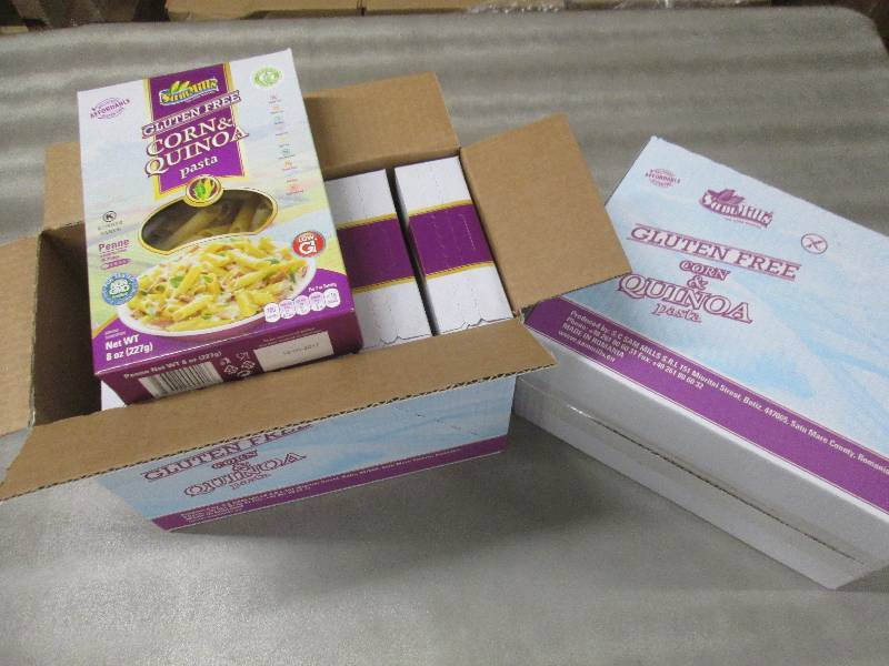 lot 188 image: 2 Cases of 6 Sam Mills Corn & Quino...