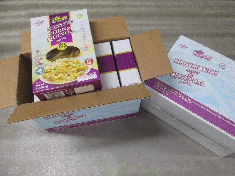 lot 189 image: 2 Cases of 6 Sam Mills Corn & Quino...