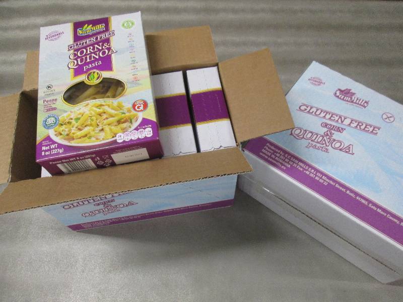 lot 190 image: 2 Cases of 6 Sam Mills Corn & Quino...
