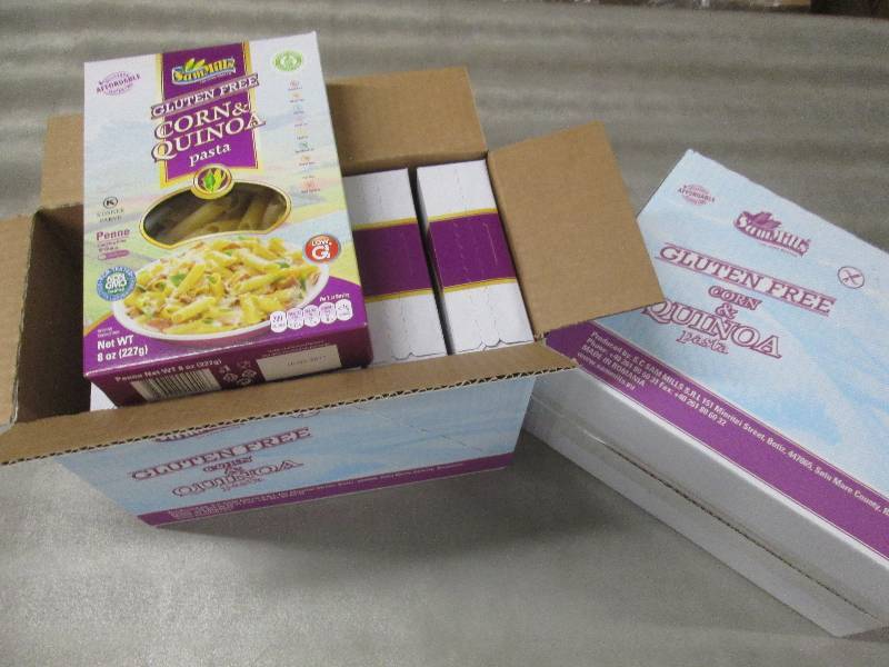 lot 191 image: 2 Cases of 6 Sam Mills Corn & Quino...