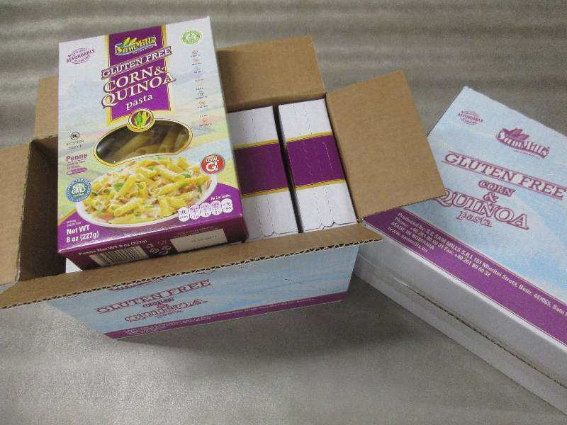 lot 195 image: 2 Cases of 6 Sam Mills Corn & Quino...