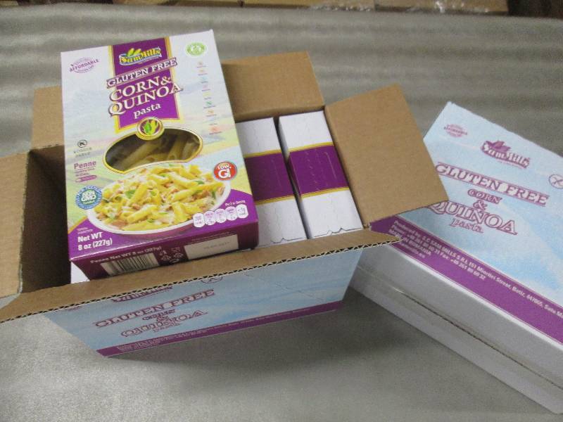 lot 196 image: 2 Cases of 6 Sam Mills Corn & Quino...