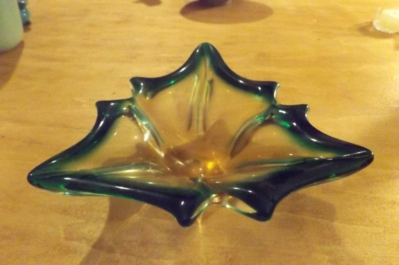 Heavy Glass Candy Dish