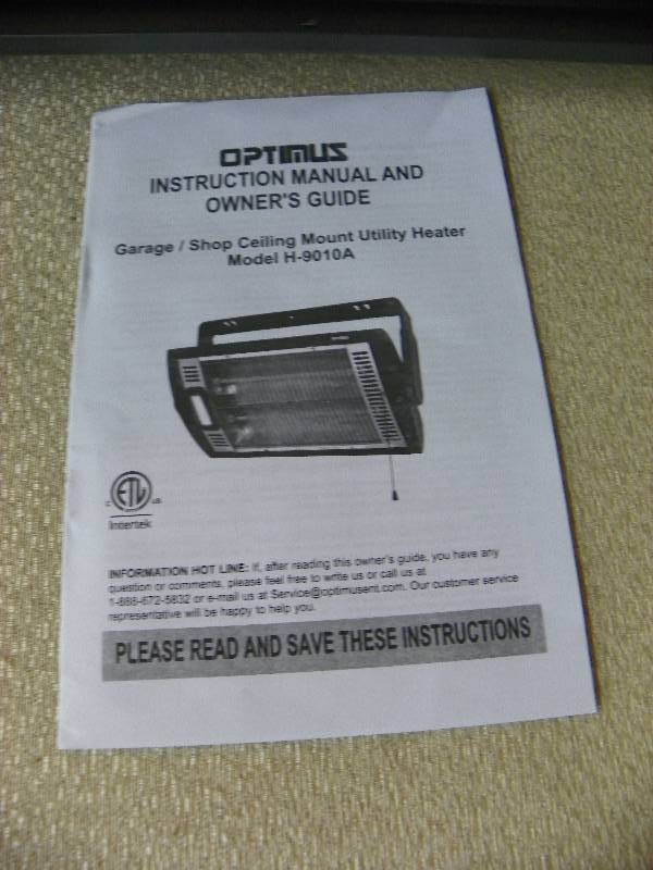GarageShop Utility Heater