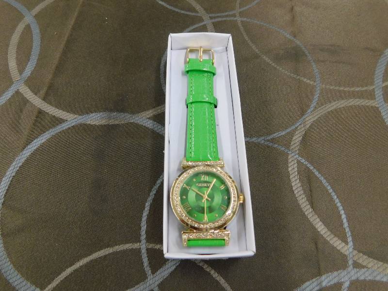 Green Geneve Ladies Watch