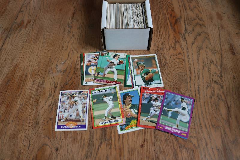 lot 66 image: 200 Dennis Eckersley cards...